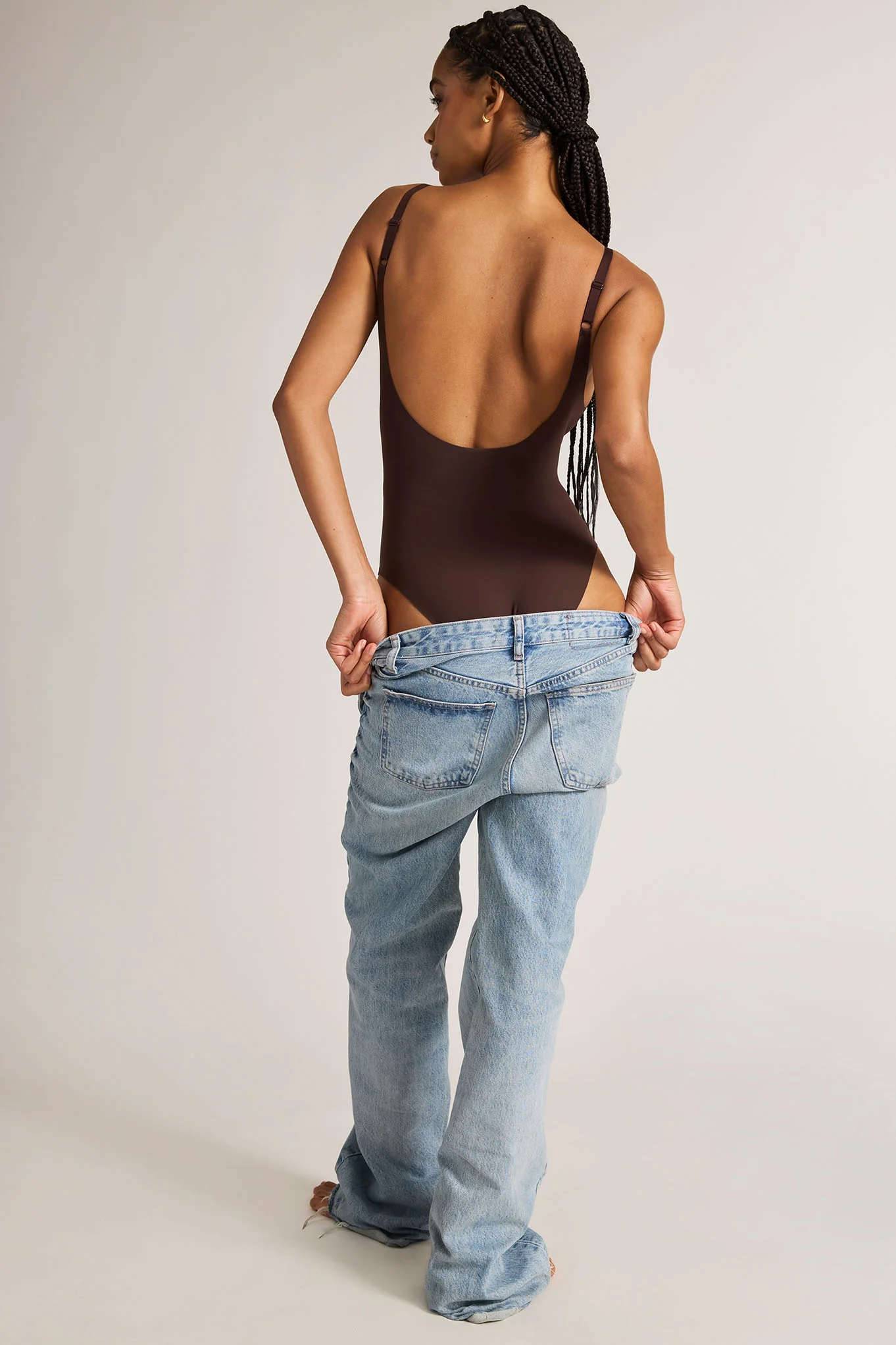 Base Cami Bodysuit in Espresso - Image 5