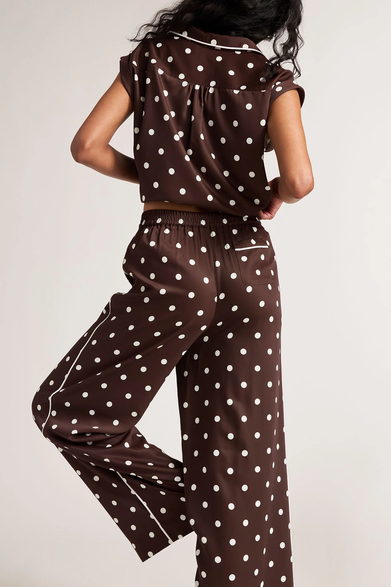 Supreme Short Sleeve Shirt in Espresso Dot - Image 3