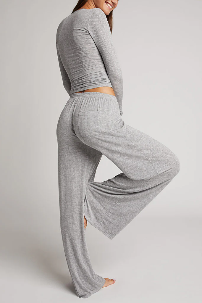 Whipped Track Pant in Heather Grey - Image 2