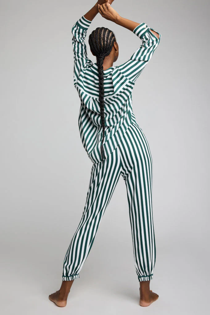 Supreme Jogger Pant in Ivy Stripe - Image 3