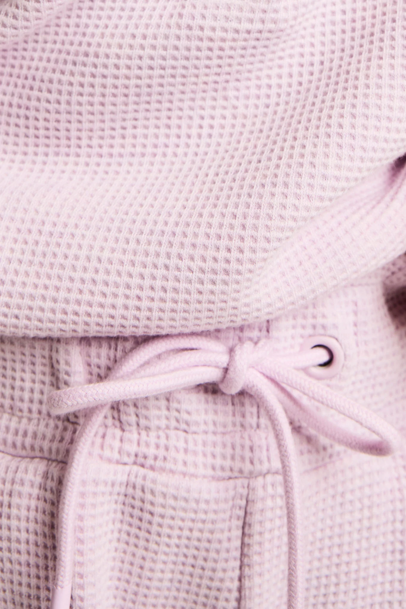 Waffle Knit Jogger in Lilac - Image 2