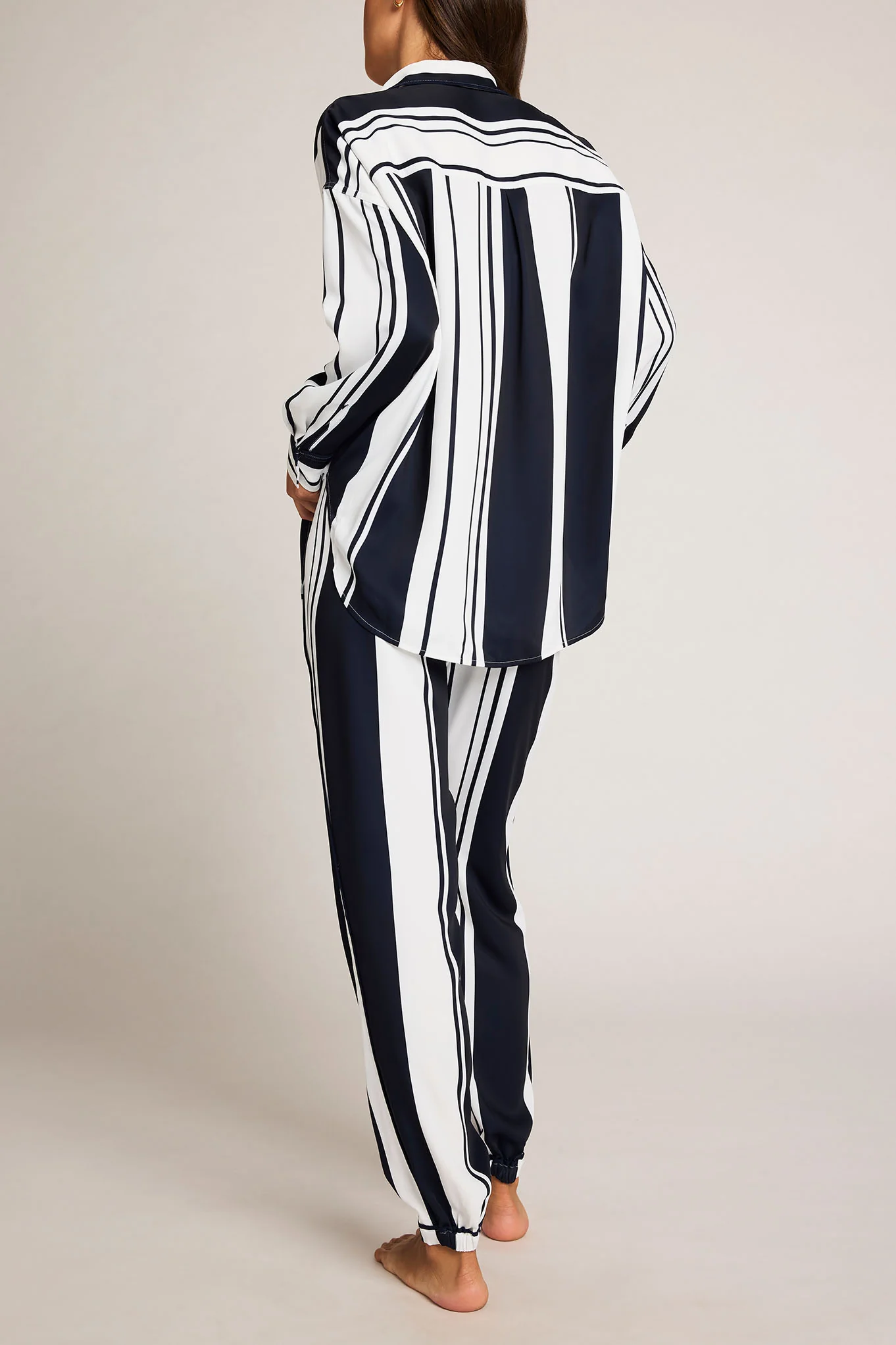 Supreme Jogger Pant in Midnight Stripe - Image 4