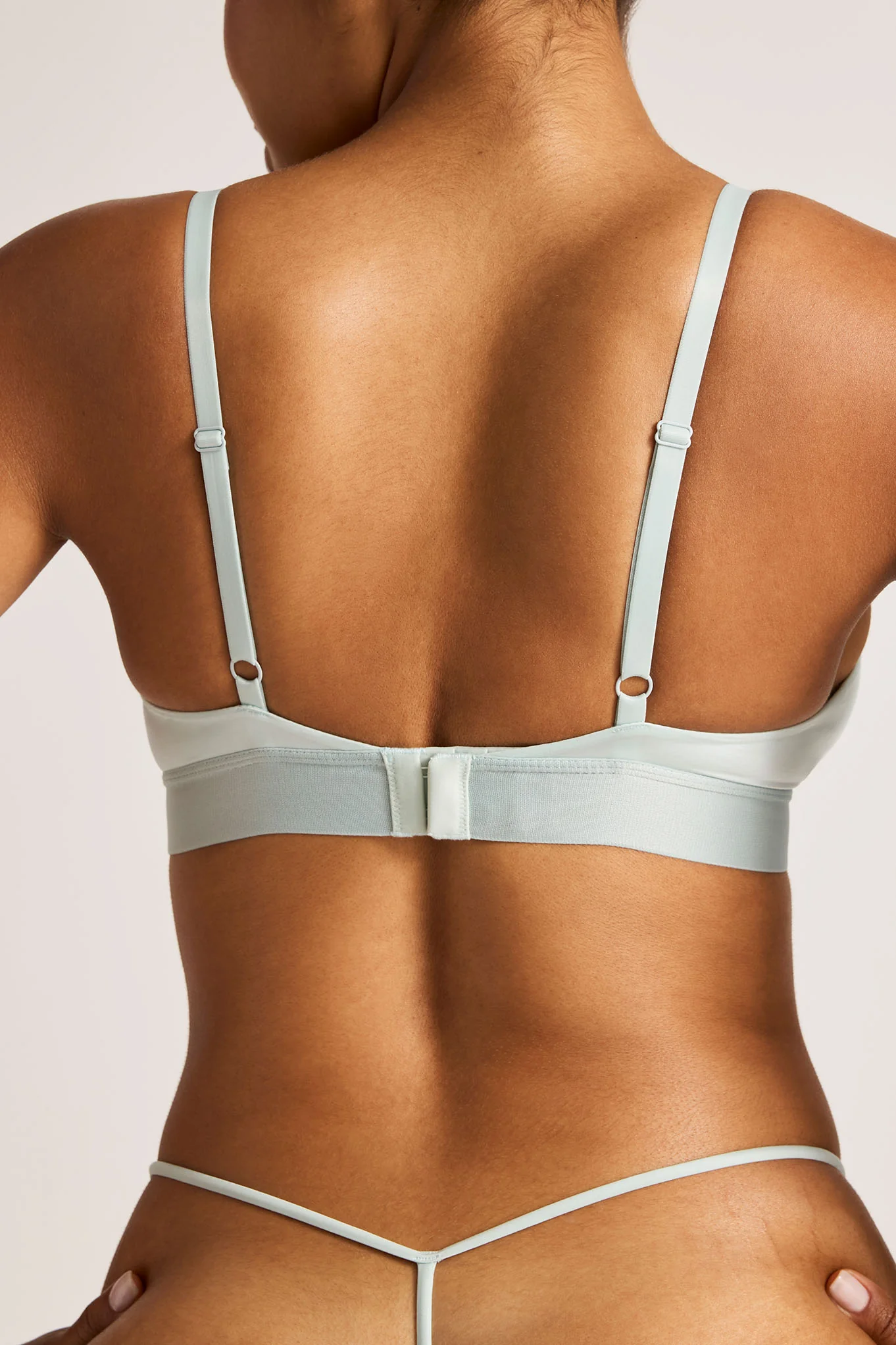 Glacé Triangle Bra in Mist - Image 4