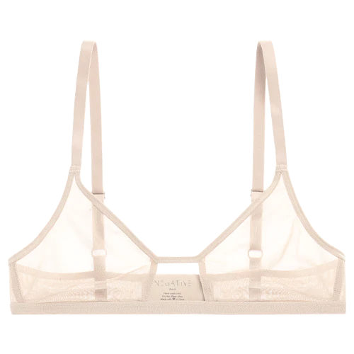Sieve Cutout Bra in Peach - Image 4