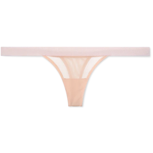Sieve Thong in Peach - Image 7