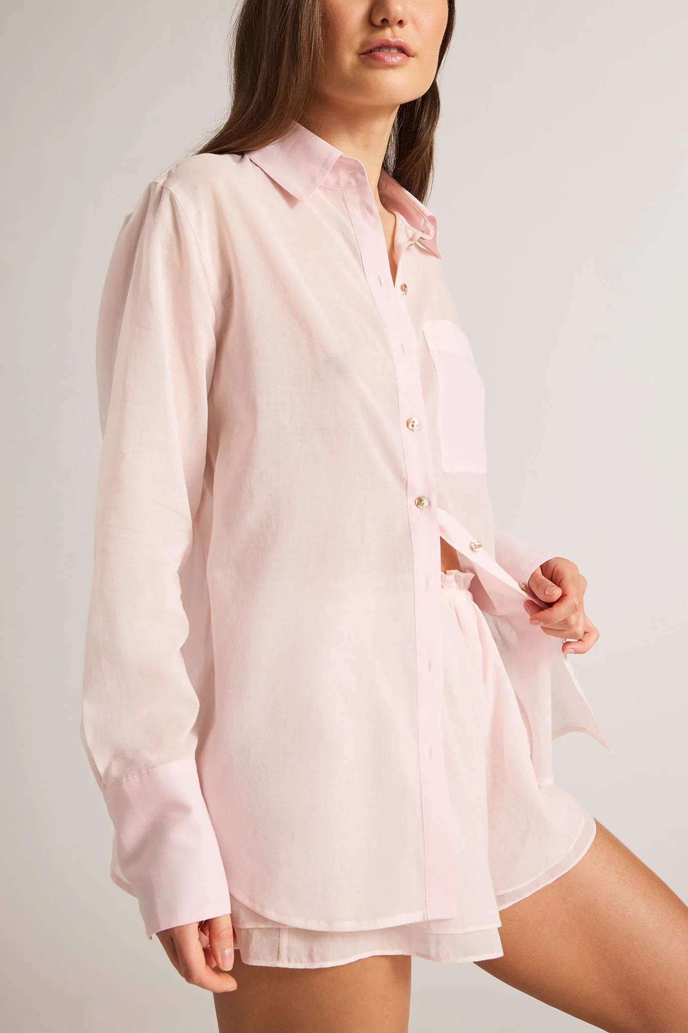 Island Shirt in Shell - Image 2
