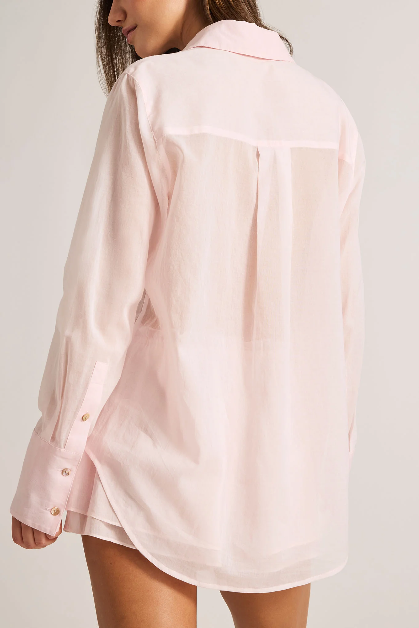 Island Shirt in Shell - Image 3