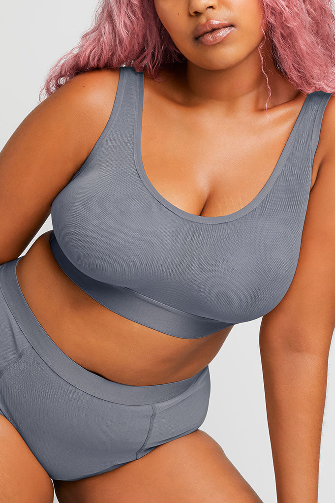 Sieve Bra Top in Slate - Image 4
