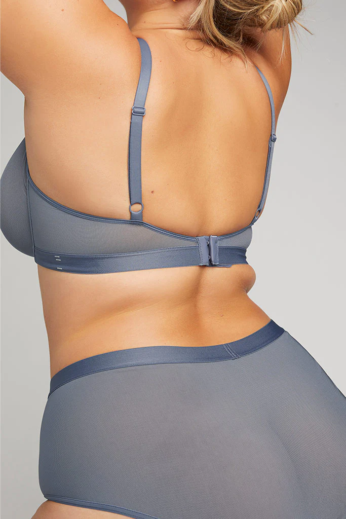 Sieve Demi Bra in Slate - Image 2