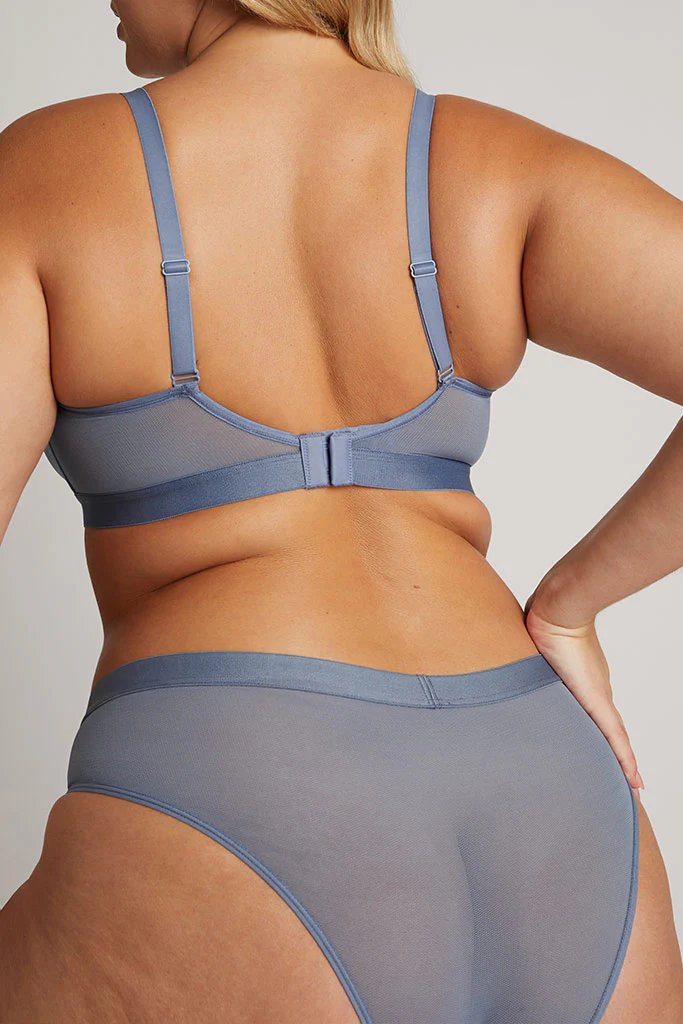 Sieve Non-Wire Bra in Slate - Image 5
