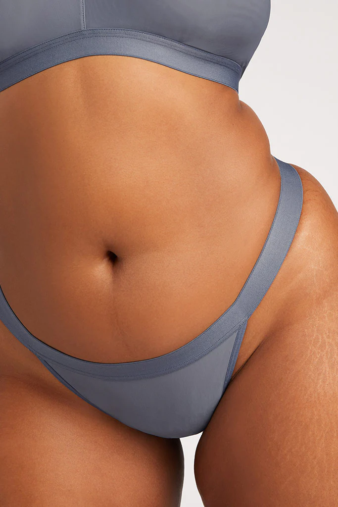 Silky Thong in Slate - Image 4