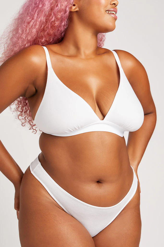 Cloud Cotton Thong in White (Pack) - Image 6